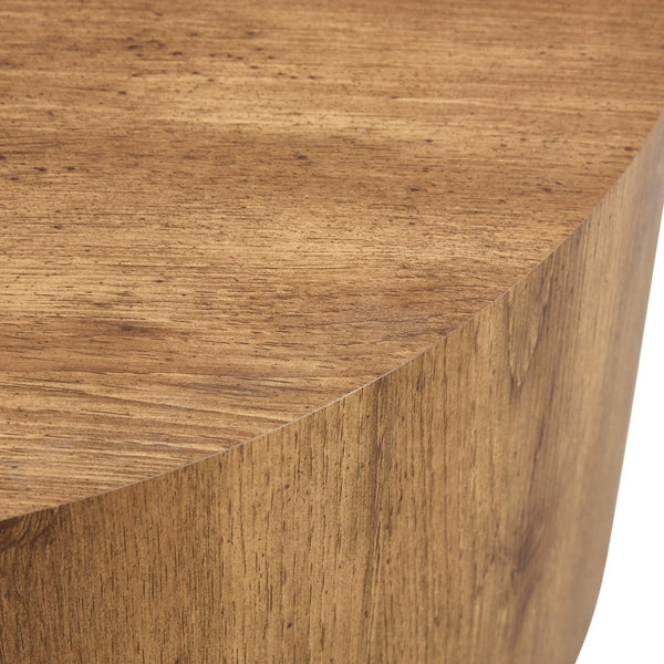 English Elm Cave Stone Patterned Mdf Round Coffee Table for Minimalist Industrial Living Rooms Wood W1151P460952