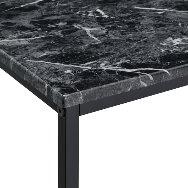 OSP Home Furnishings Brighton Console Table Black/Black