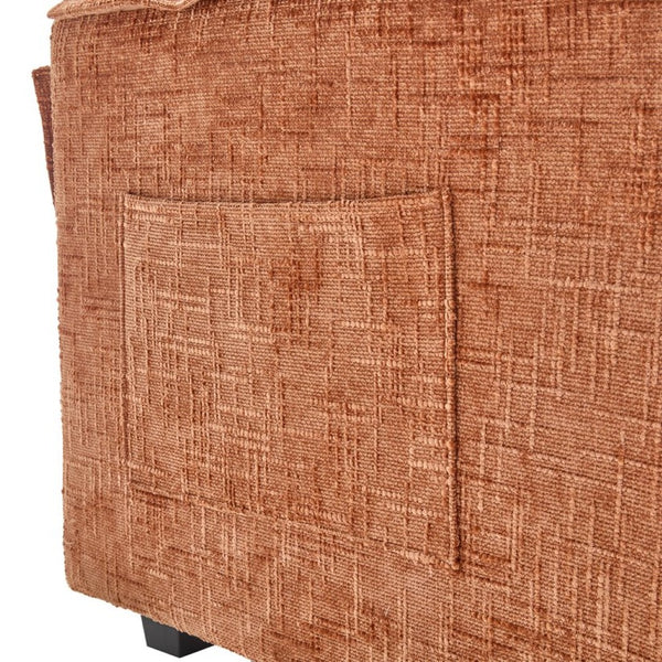 English Elm United Cozy Two-Seat Chenille Sofa With Detachable Armrests, Footstools, And Side Pockets For Comfort P1 W1568S00141-GIGA