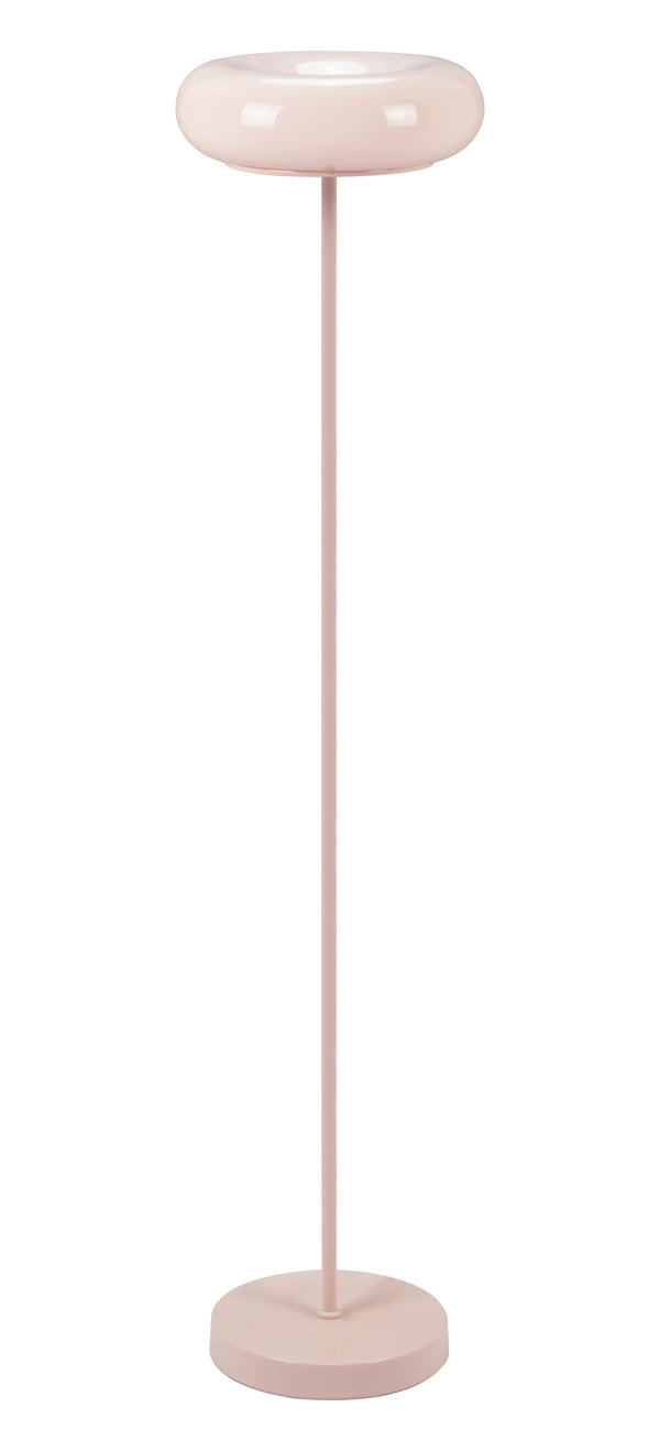 Zuo Modern Munk Floor Lamp Pink - Modern Design In High-quality Pvc & Steel For Chic Home Décor & Versatility Pink Pvc,Steel 56180-zuo-modern