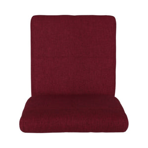 English Elm Hanford Upholstered Dining Chair Set of 2 with T-stitch Back and Tapered Legs N767P360602R