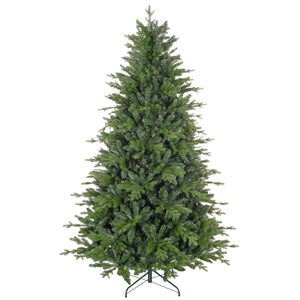 English Elm Homcom 7Ft Artificial Christmas Tree With 2445 Tips, Easy Setup, And Stable Metal Stand For Holidays W2225P229375