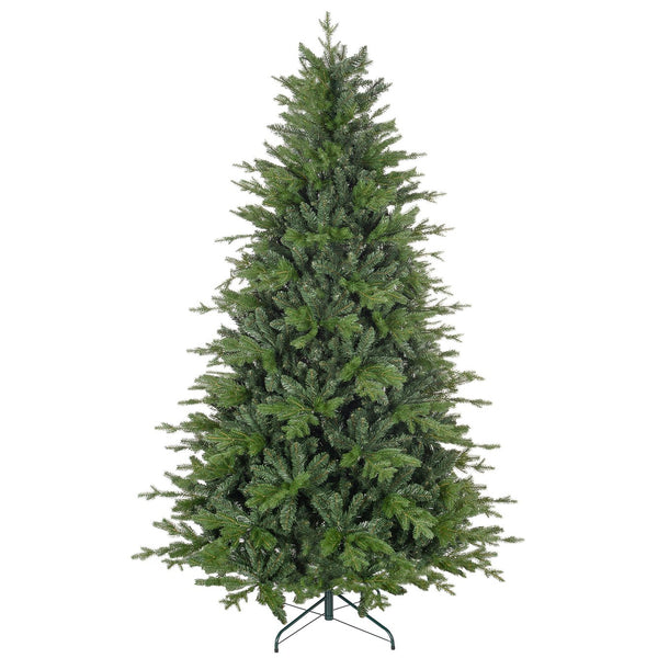 English Elm Homcom 7Ft Artificial Christmas Tree With 2445 Tips, Easy Setup, And Stable Metal Stand For Holidays W2225P229375
