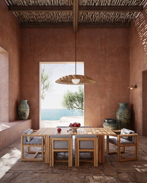 Currey & Company Barbary Small Outdoor Pendant Light – Hand-woven Wicker Design For Stylish Patios And Porches Natural All,Weather Wicker ,Metal ,Glass 9500-0018-currey-company