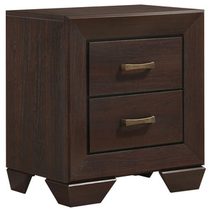 English Elm Oatfield Dark Cocoa 4-Piece California King Bedroom Set - Stylish Design, Durable & Functional Charm B062S00912