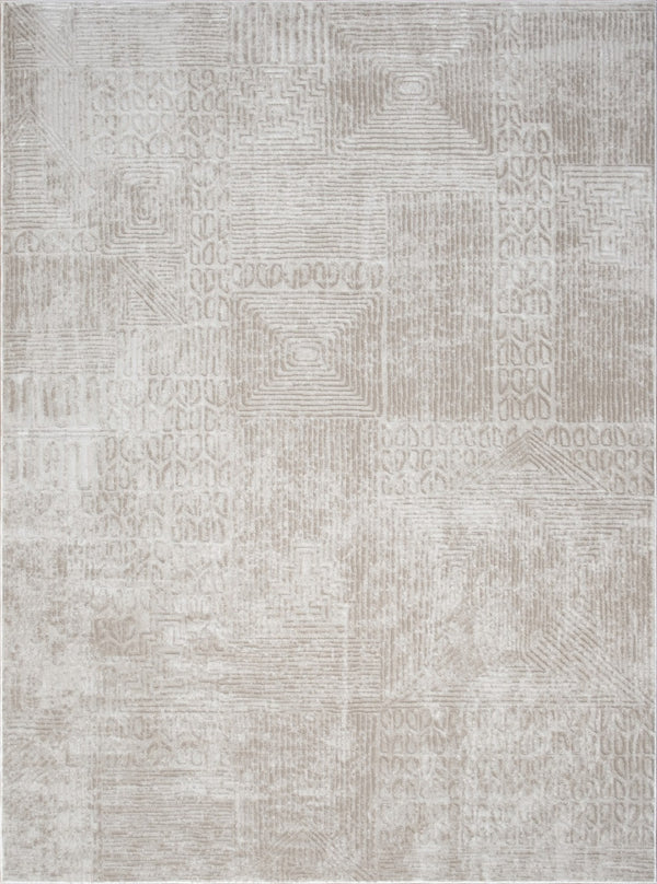 English Elm Elegance Ivory Area Rug 2 Ft X 3 Ft - Soft, Durable, Stain-Resistant, Perfect For High-Traffic Spaces B186P181055