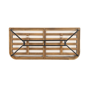 English Elm Christopher Knight Home® - Lucca Hand-Woven Acacia Outdoor Loveseat and Coffee Table Set with Water-Repellent Cushions, Durable Metal Frame Grey,Teak+ Beige N773P248910B