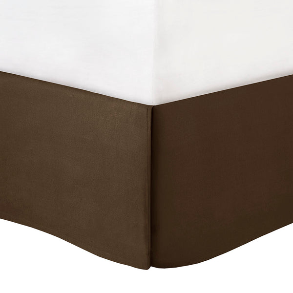 JLA Home Madison Park - 7 Palisades Faux Suede Comforter Set – Ivory Coral Brown Microsuede, Embroidered Pillows, Hypoallergenic Care 90 L x 90 W x 1.5H MP10-184