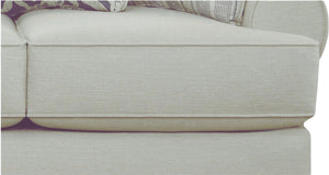 Fusion Awesome Oatmeal Transitional Sofa With Reversible Cushions & Stylish Plaid Pillows For Comfort Khaki Ws,100% Polypropylene 39-00kp Awesome Oatmeal Sofa