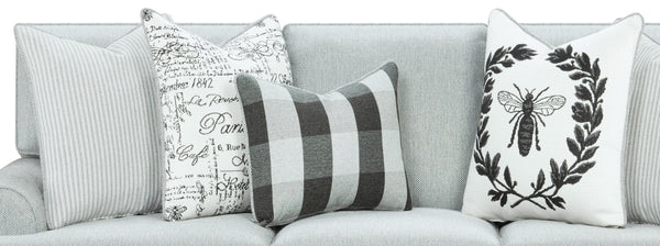 Fusion Dizzy Iron Sofa - Stylish Multi-pillow Design With Dark Coffee Tapered Legs & Reversible Cushions Multi Ws,84% Polypropylene,16% Polyester 39-00kp Dizzy Iron Sofa