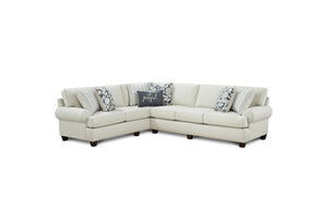 Fusion Awesome Oatmeal Transitional Two-piece Sectional Sofa With Reversible Cushions And Accent Pillows Khaki Ws,100% Polypropylene 39-33l, 31r Awesome Oatmeal Sectional