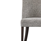 New Paris Fabric Chair - Set of 2 Drizzle Gray 3900043-328KD New Pacific Direct