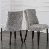 New Paris Fabric Chair - Set of 2 Drizzle Gray 3900043-328KD New Pacific Direct