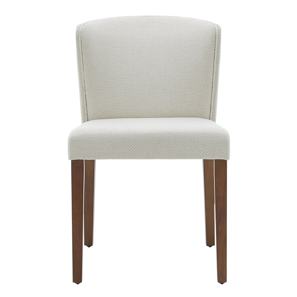 New Pacific Direct Albie Fabric Dining Side Chair Set Of 2 - Chic Low-back Design In Stylish Faux Leather & Fabric Options Cardiff Cream 100% Polyester 3900076-276-npd