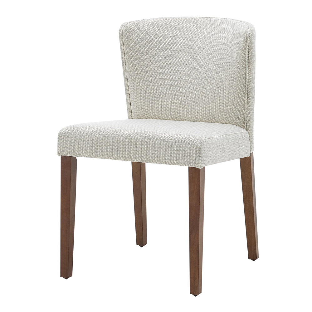 New Pacific Direct Albie Fabric Dining Side Chair Set Of 2 - Chic Low-back Design In Stylish Faux Leather & Fabric Options Cardiff Cream 100% Polyester 3900076-276-npd