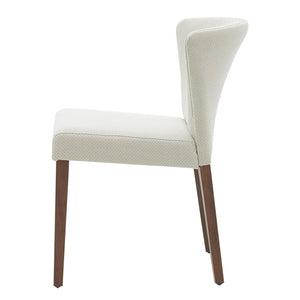 New Pacific Direct Albie Fabric Dining Side Chair Set Of 2 - Chic Low-back Design In Stylish Faux Leather & Fabric Options Cardiff Cream 100% Polyester 3900076-276-npd