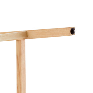 New Pacific Direct Marco Japandi Style Backless Counter Stool – 26" Height, Woven Faux Leather, Solid Wood Legs, Chic Design Ochre Brown  3900084-605-npd