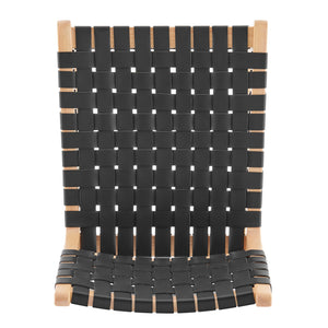 New Pacific Direct Marco PU Counter Stool Black 17.5 x 22 x 40