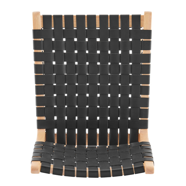 New Pacific Direct Marco PU Counter Stool Black 17.5 x 22 x 40