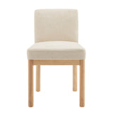 Bloomfield Fabric Low-Back Dining Side Chair - Set of 2 Santana Cream, Beige 3900093-636 New Pacific Direct