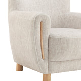 Bellamy Fabric Accent Arm Chair Pasadena Beige 3900096-638 New Pacific Direct