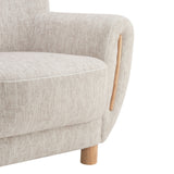 Bellamy Fabric Accent Arm Chair Pasadena Beige 3900096-638 New Pacific Direct