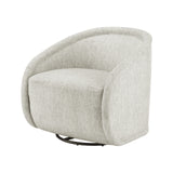 Margareth Fabric Swivel Accent Arm Chair Pasadena Beige 3900097-638 New Pacific Direct