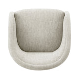 Margareth Fabric Swivel Accent Arm Chair Pasadena Beige 3900097-638 New Pacific Direct