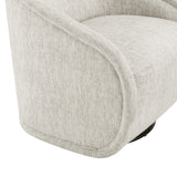 Margareth Fabric Swivel Accent Arm Chair Pasadena Beige 3900097-638 New Pacific Direct