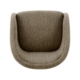 Margareth Fabric Swivel Accent Arm Chair Pasadena Taupe, Beige 3900097-639 New Pacific Direct