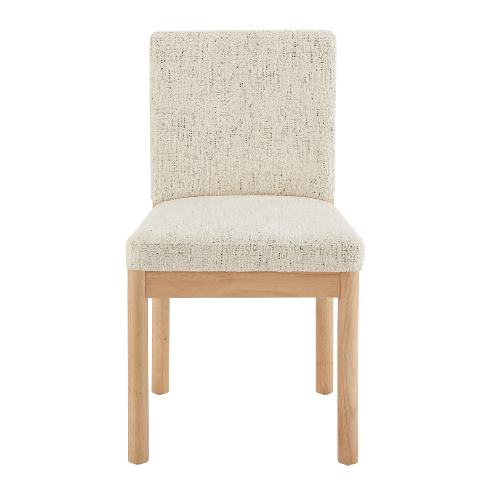 Melvin Fabric Dining Side Chair - Set of 2 Concord Cream, Beige 3900099-646 New Pacific Direct
