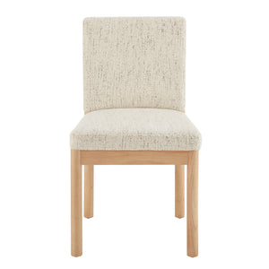 Melvin Fabric Dining Side Chair - Set of 2 Concord Cream, Beige 3900099-646 New Pacific Direct