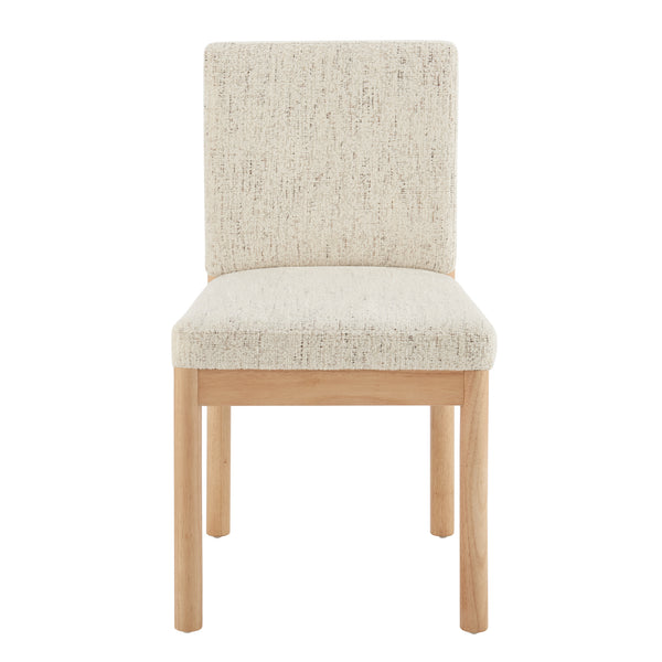 Melvin Fabric Dining Side Chair - Set of 2 Concord Cream, Beige 3900099-646 New Pacific Direct