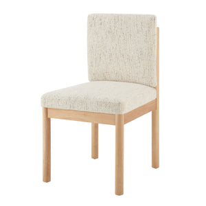 Melvin Fabric Dining Side Chair - Set of 2 Concord Cream, Beige 3900099-646 New Pacific Direct