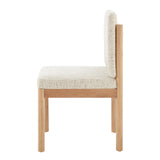 Melvin Fabric Dining Side Chair - Set of 2 Concord Cream, Beige 3900099-646 New Pacific Direct