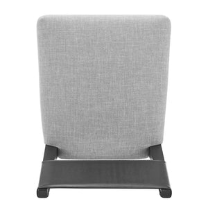 Kylo PU/Fabric Counter Stool Borneo Black/Meridien Gray, Black 3900101-6016 New Pacific Direct