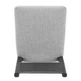 Kylo PU/Fabric Counter Stool Borneo Black/Meridien Gray, Black 3900101-6016 New Pacific Direct