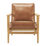 Albert PU Accent Arm Chair, Borneo Chocolate Borneo Chocolate, Brown 3900102-601 New Pacific Direct