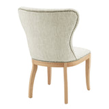 Dorsey Fabric Dining Side Chair - Set of 2 Pasadena Beige 3900104-638 New Pacific Direct