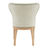 Dorsey Fabric Dining Side Chair - Set of 2 Pasadena Beige 3900104-638 New Pacific Direct