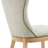 Dorsey Fabric Dining Side Chair - Set of 2 Pasadena Beige 3900104-638 New Pacific Direct