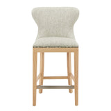 Dorsey Fabric Counter Stool Pasadena Beige 3900105-638 New Pacific Direct