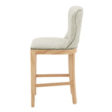 Dorsey Fabric Counter Stool Pasadena Beige 3900105-638 New Pacific Direct