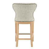 Dorsey Fabric Counter Stool Pasadena Beige 3900105-638 New Pacific Direct