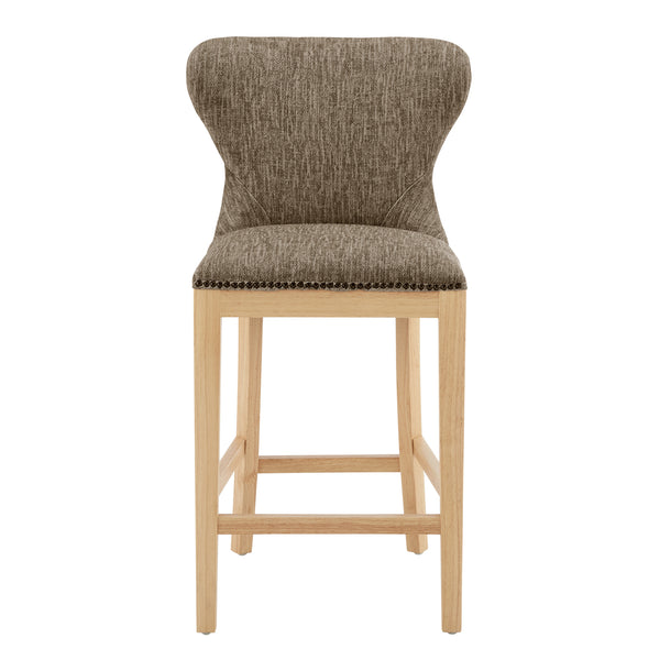 Dorsey Fabric Counter Stool Pasadena Taupe, Beige 3900105-639 New Pacific Direct