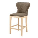 Dorsey Fabric Counter Stool Pasadena Taupe, Beige 3900105-639 New Pacific Direct