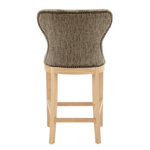 Dorsey Fabric Counter Stool Pasadena Taupe, Beige 3900105-639 New Pacific Direct