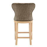 Dorsey Fabric Counter Stool Pasadena Taupe, Beige 3900105-639 New Pacific Direct