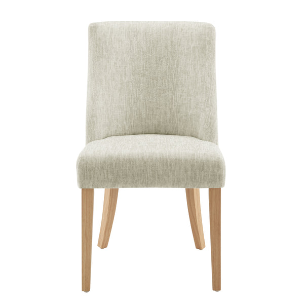 New Paris Fabric Dining Side Chair - Set of 2 Pasadena Beige 3900106-638 New Pacific Direct