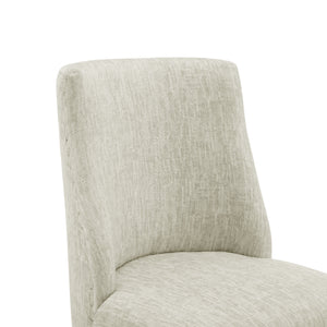 New Paris Fabric Dining Side Chair - Set of 2 Pasadena Beige 3900106-638 New Pacific Direct